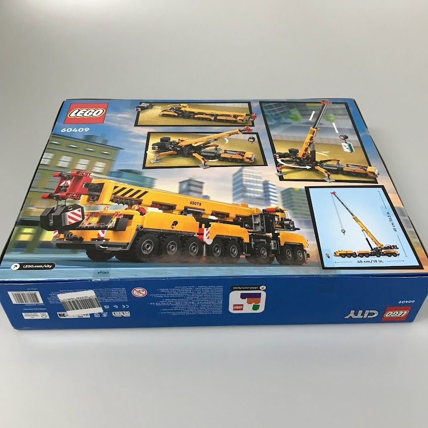 正規品 新品未開封 LEGO レゴ CITY シティ 60409 きいろのクレーン車