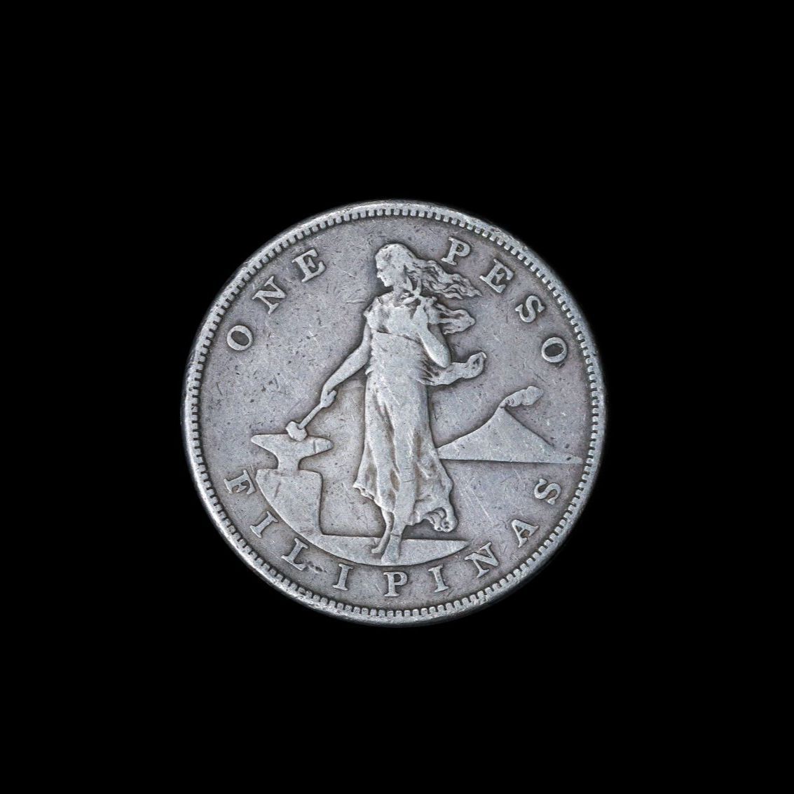 28、フィリピン銀貨 アメリカ領 3枚 外国コイン 外国銀貨 古銭 貨幣 アメリカ合衆国 フィリピン 1