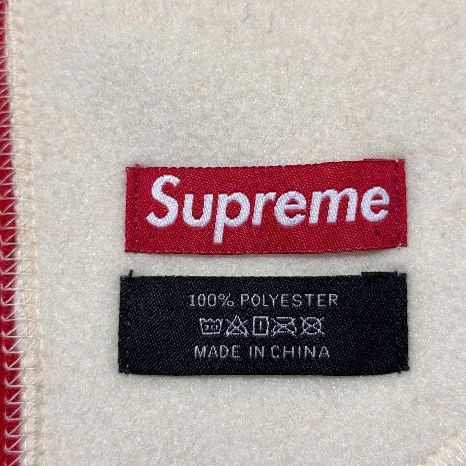 Supreme 18AW logo scarf マフラー Supreme 18AW Polartec Logo Scarf