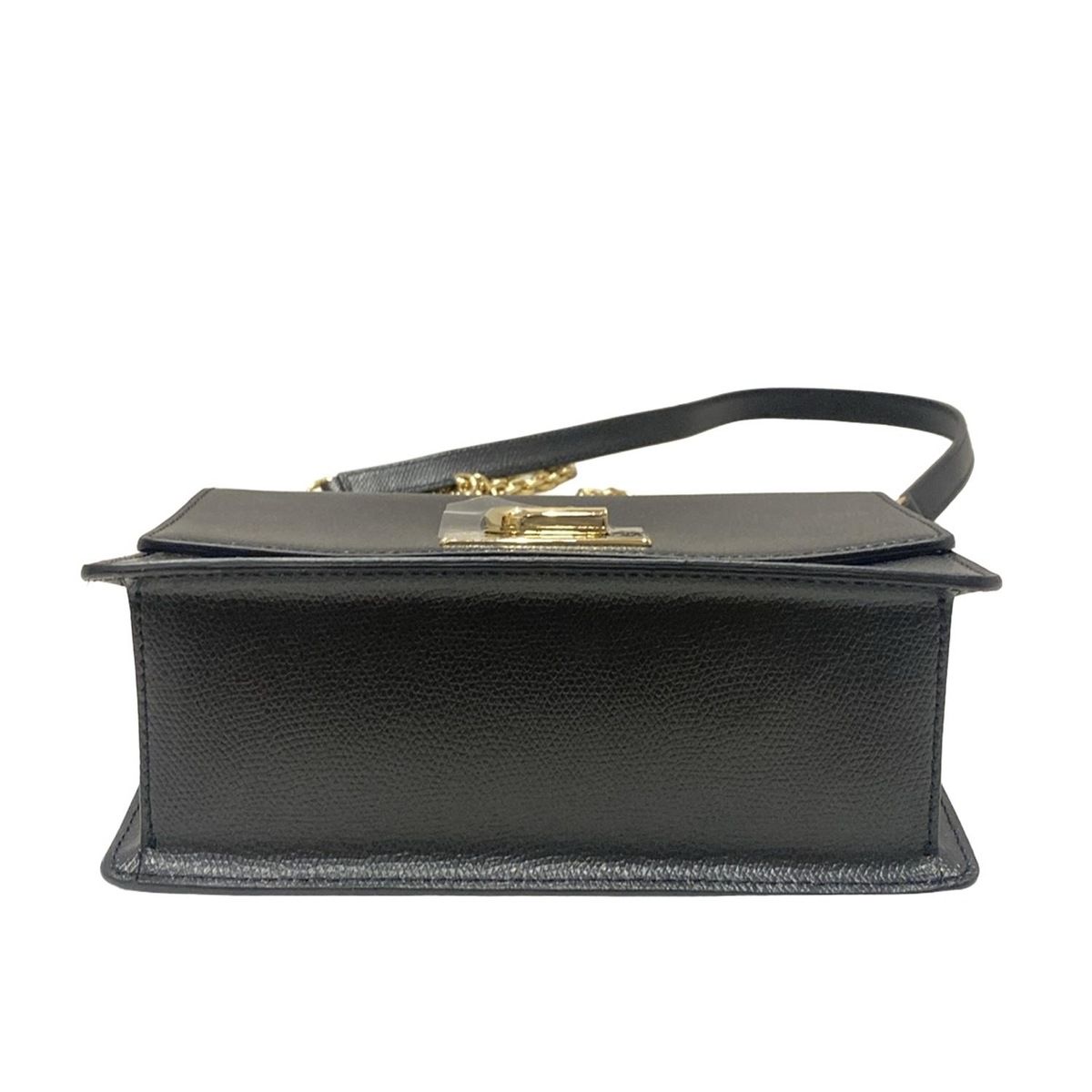 レディース FURLA(フルラ) ショルダーバッグ美品 黒 チェーン 