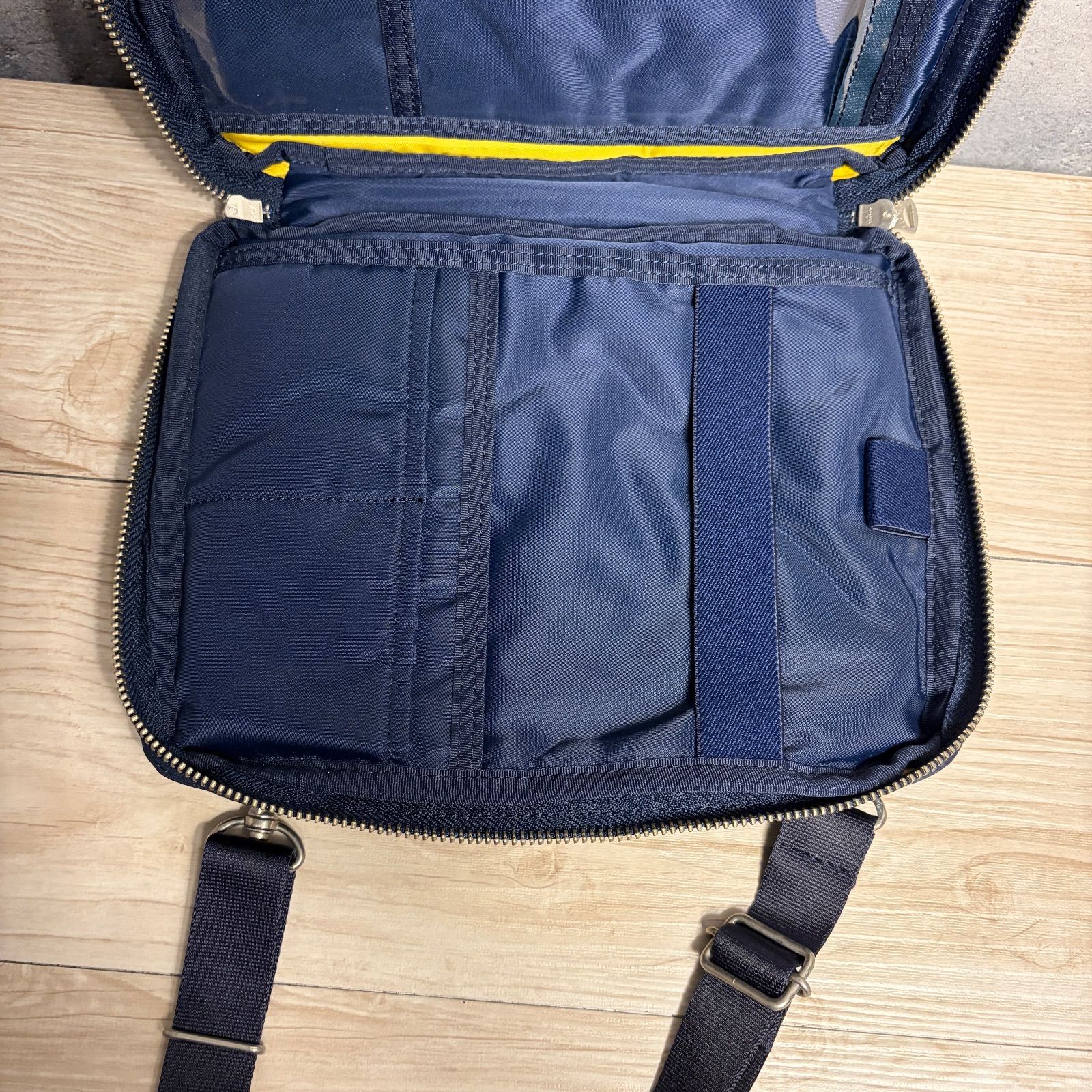 ✨ほぼ日×PORTER コラボ ショルダーバッグ ネイビー 極美品 多収納 
