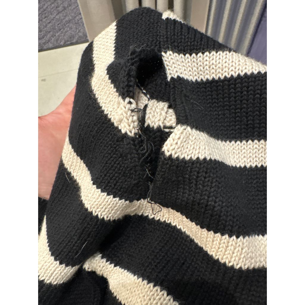 PORTER CLASSIC ポータークラシック HAND WORK CREW NECK WOOL KNIT 