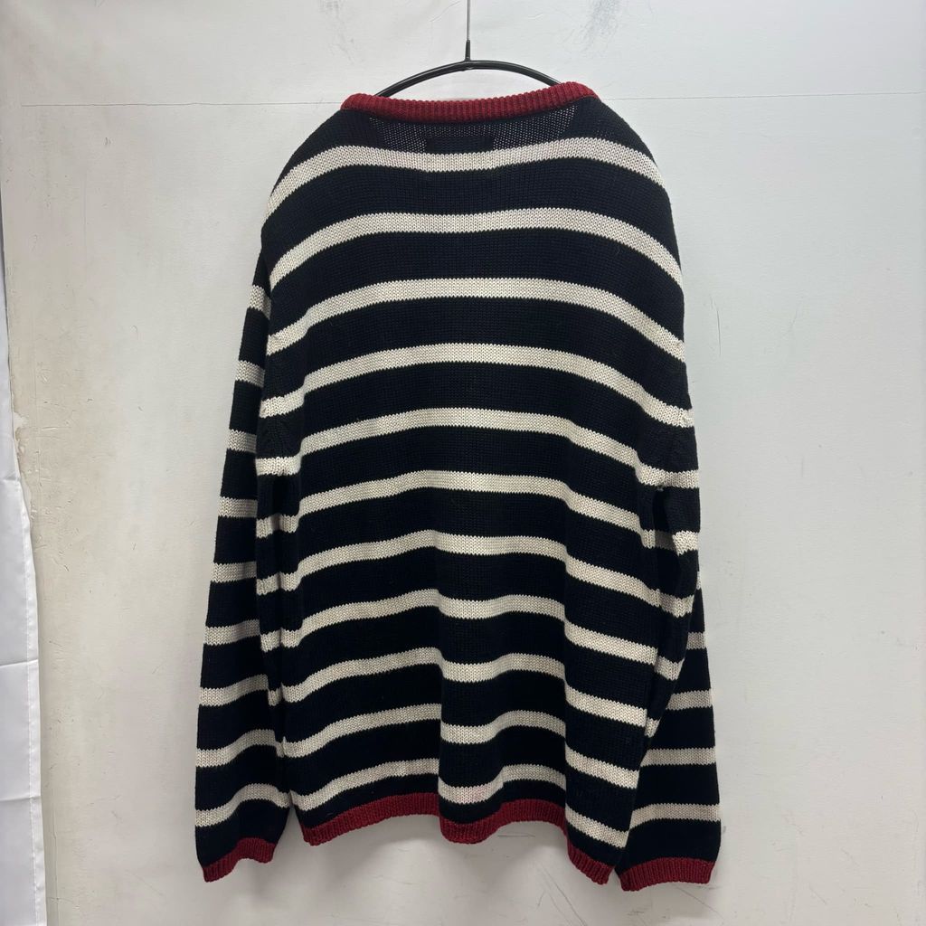 PORTER CLASSIC ポータークラシック HAND WORK CREW NECK WOOL KNIT 