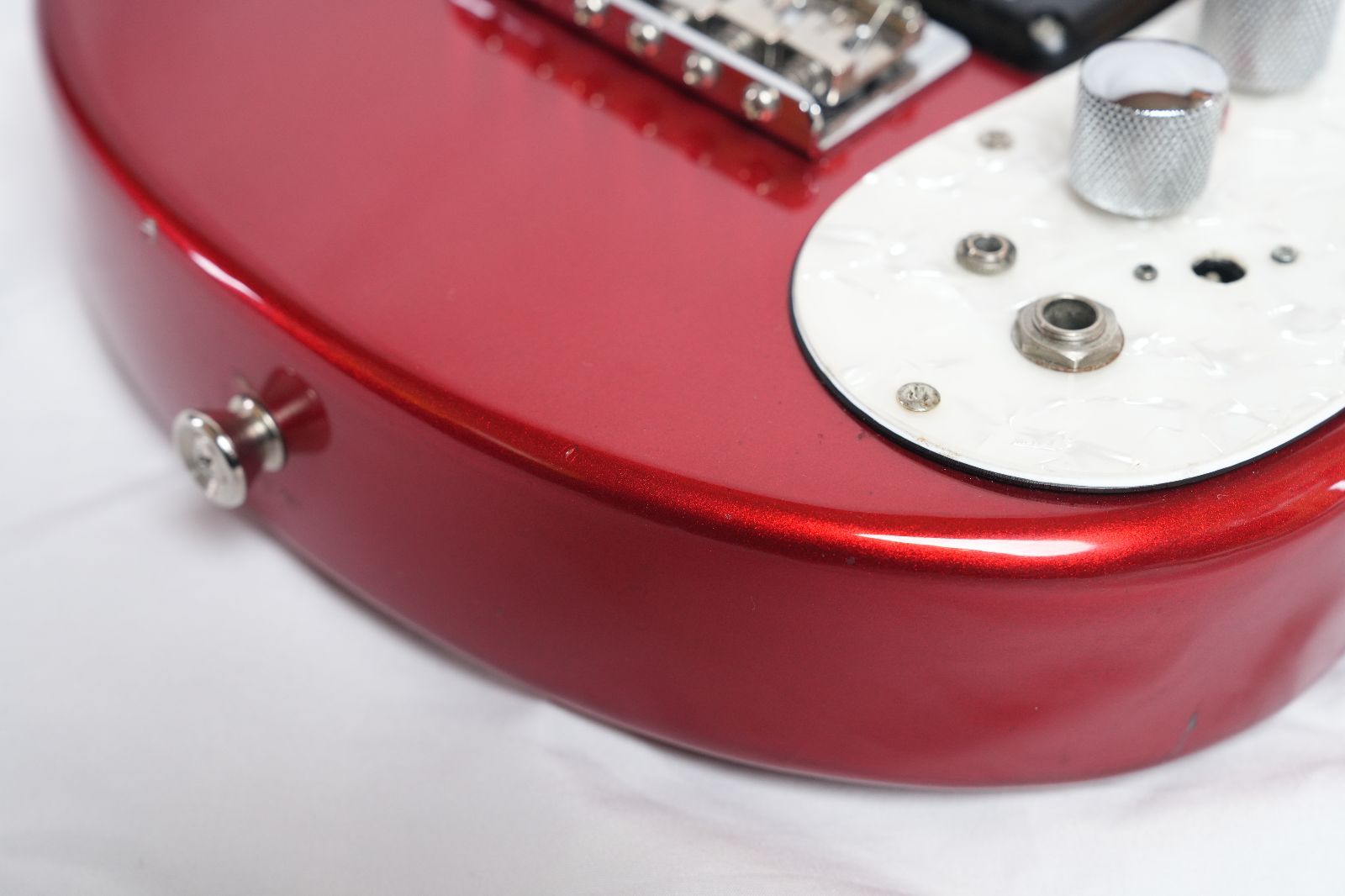 ☆MarineRider☆モズライトシェイプ Candy Apple Red アンプ内蔵 ミニ
