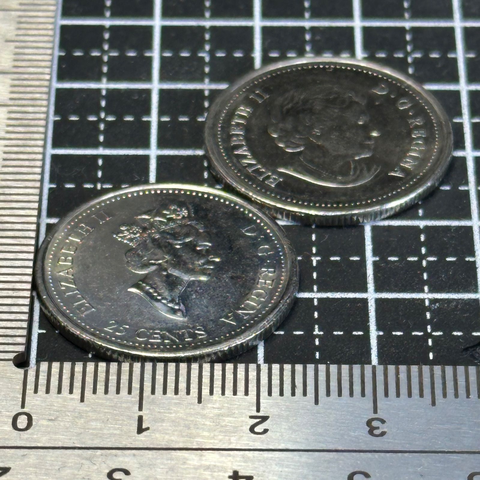 記念硬貨セット】2000年 カナダ 25セント ミレニアム記念（彩色）＋