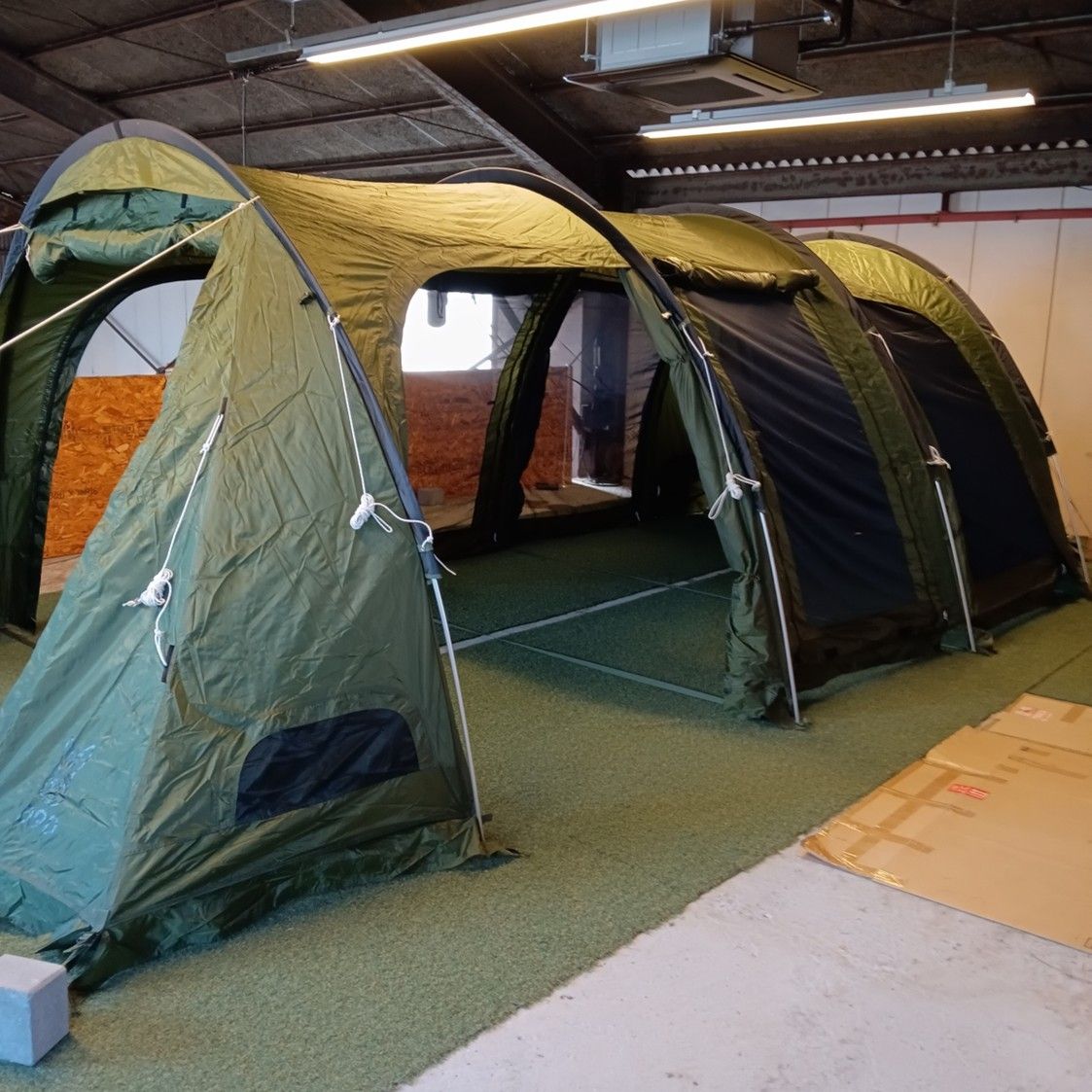 ◇DOD(ディーオーディー) カマボコテント3M(カーキ) T5-689-KH ※販売