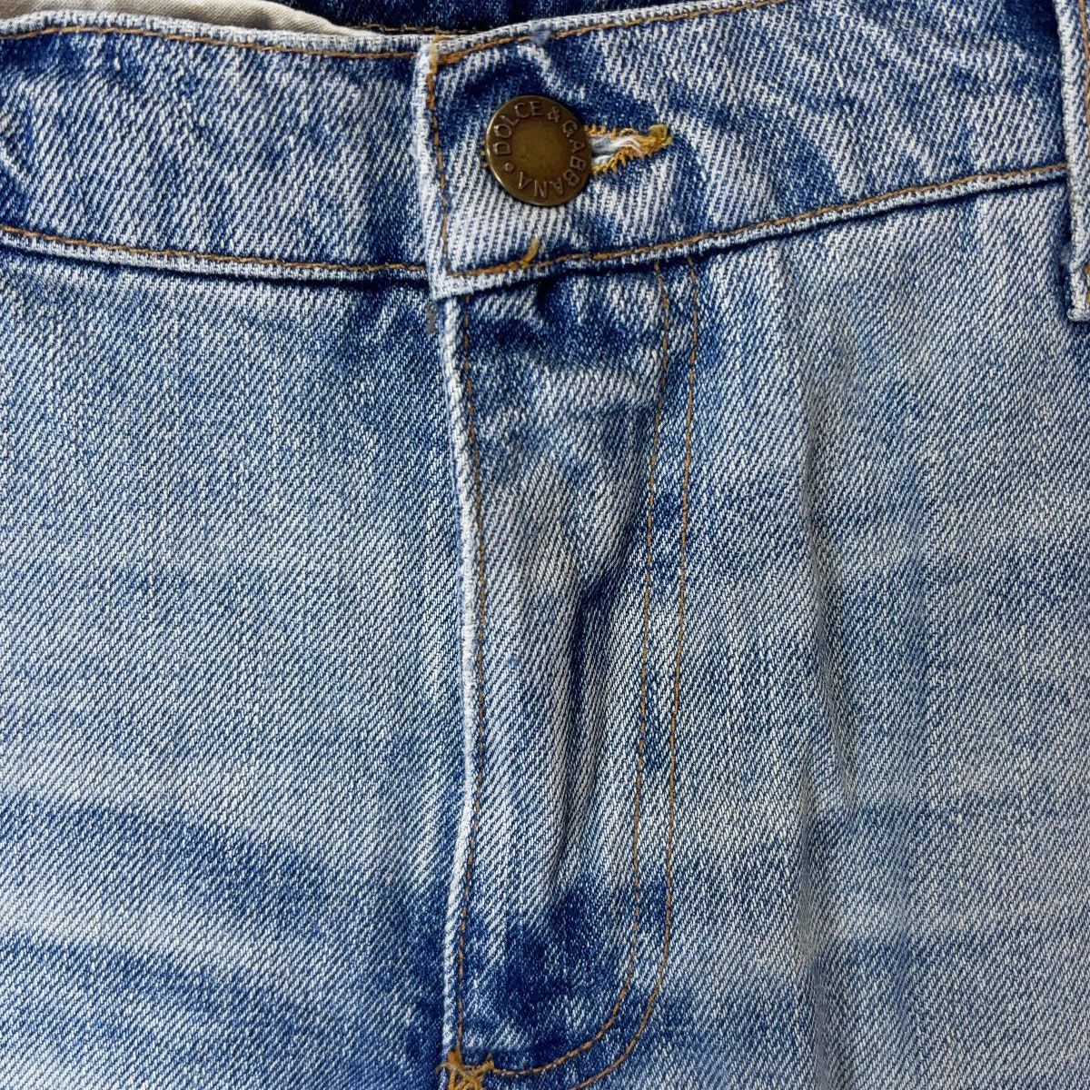 DOLCE&GABBANA ドルチェ＆ガッバーナ クラッシュ デニムパンツ 50 S619/9429 メンズ 初期 白タグ DOLCE&GABBANA ドルチェ＆ガッバーナ クラッシュ デニムパンツ 50 S619
