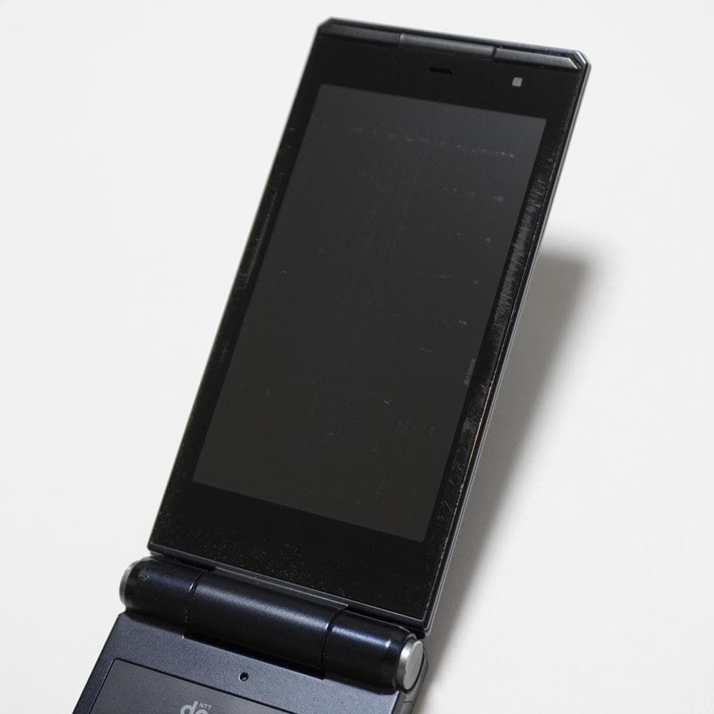 docomo FOMA ドコモ ケータイ F-07F ブラック 3G FCNT 富士通 ジャンク