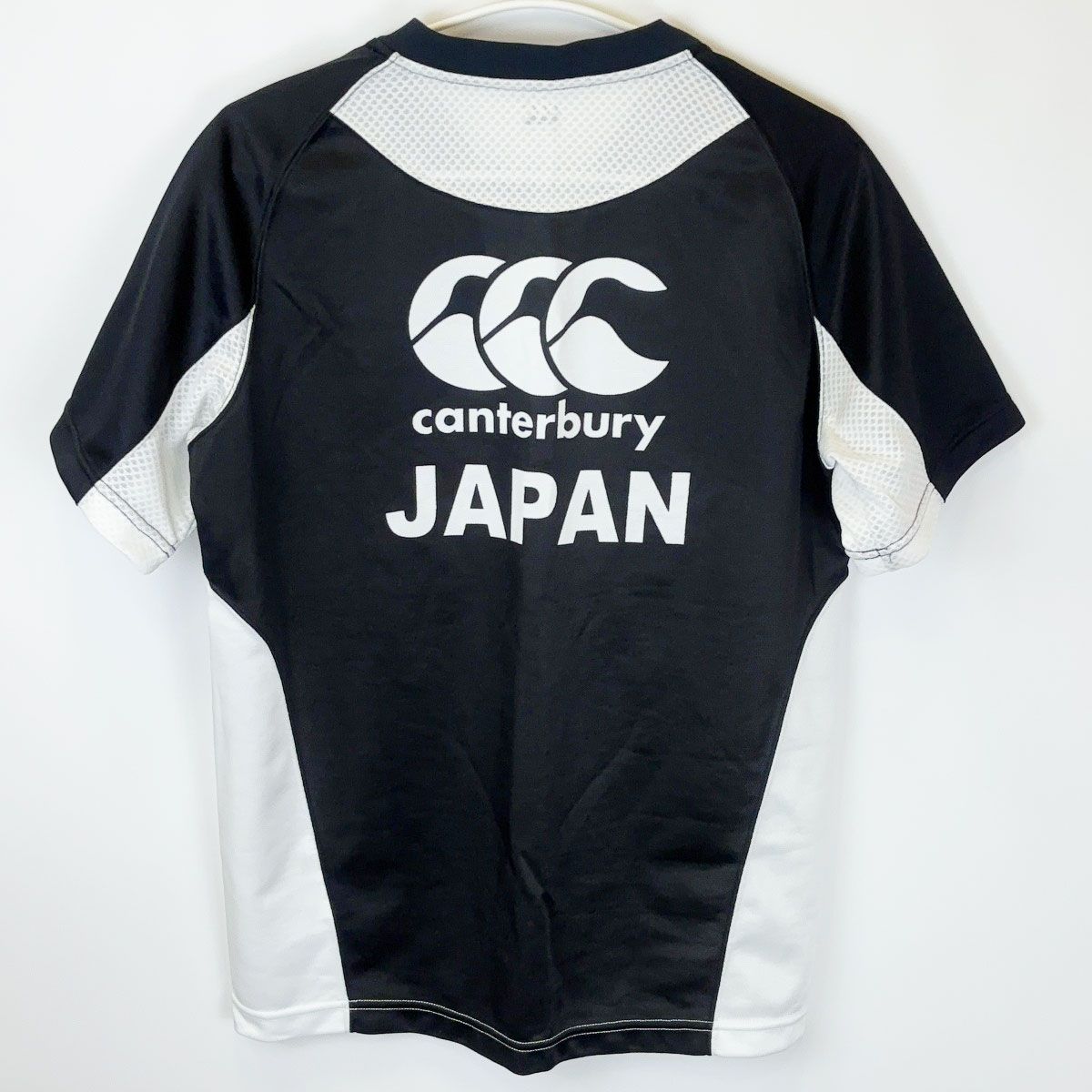カンタベリー ラグビー日本代表 桜エンブレム刺繍 半袖 Tシャツ
