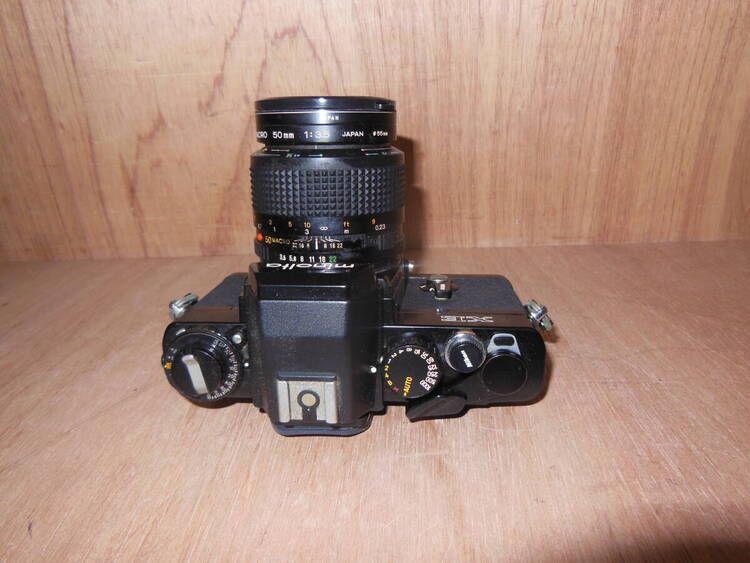 MINOLTA ミノルタ 最も安い XE MD macro 50 f3.5 フィルムカメラ 動作