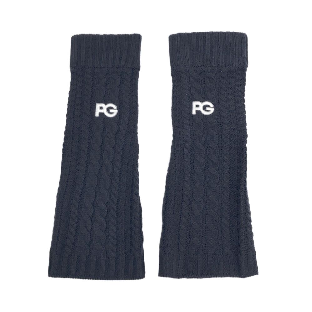PEARLY GATES パーリーゲイツ ニットレッグウォーマー ネイビー系