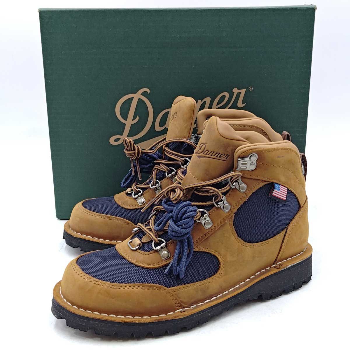【中古・未使用品】ダナー カスケード クレスト5 CASCADE CREST 5 25cm ブラウン/ブルー 60432 メンズ Danner ブーツ US7 未使用】ダナー カスケード クレスト5 CASCADE CREST 5 25cm ブラウン