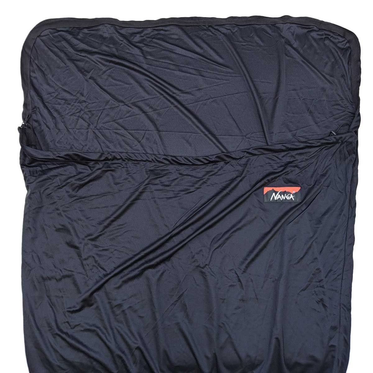 [未使用] ナンガ スリーピング バッグ インナー シーツ SLEEPING BAG INNER SHEET BLK ブラック NANGA 寝具 キャンプ アウトドア