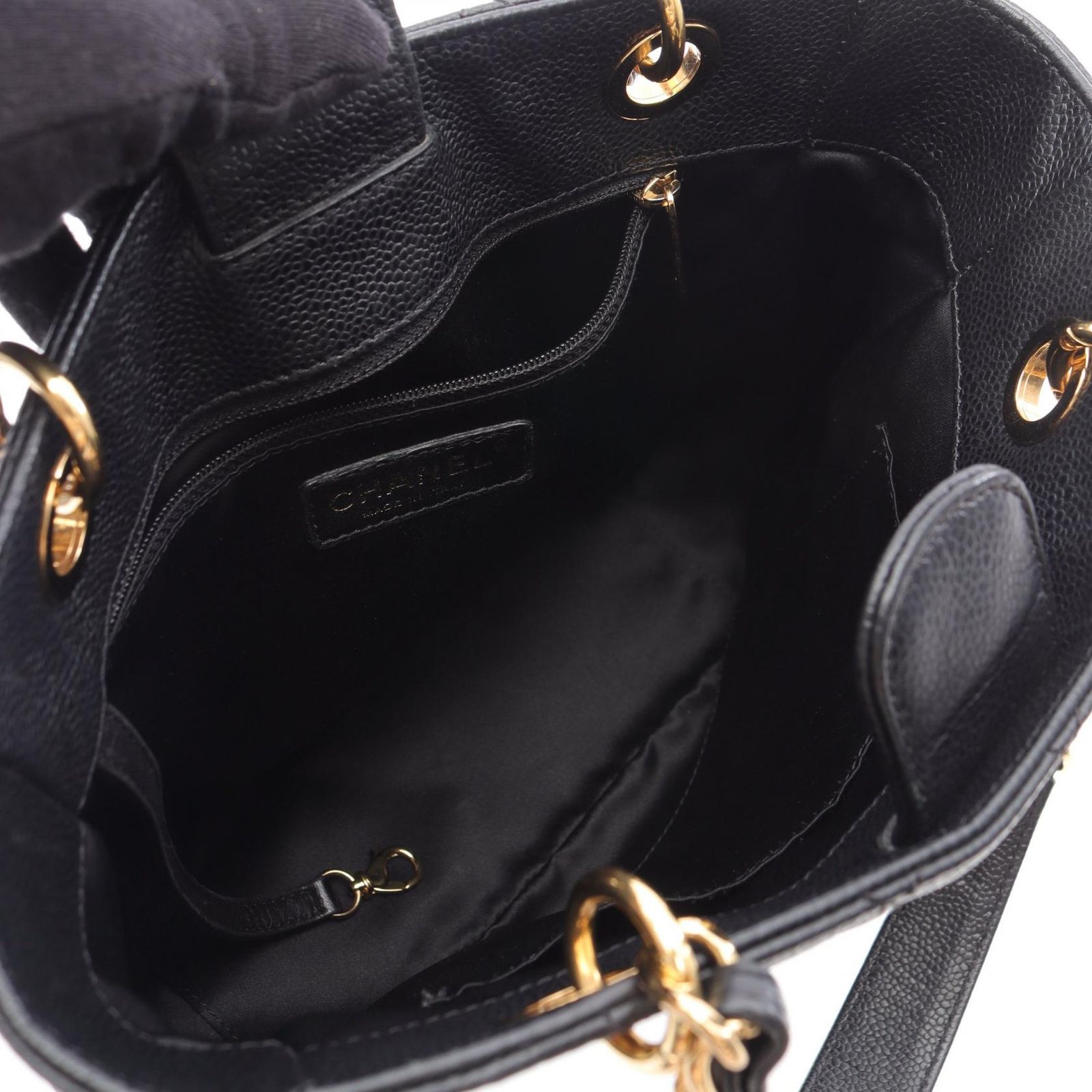 シャネル CHANEL トートバッグ マトラッセ PST ブラック キャビア