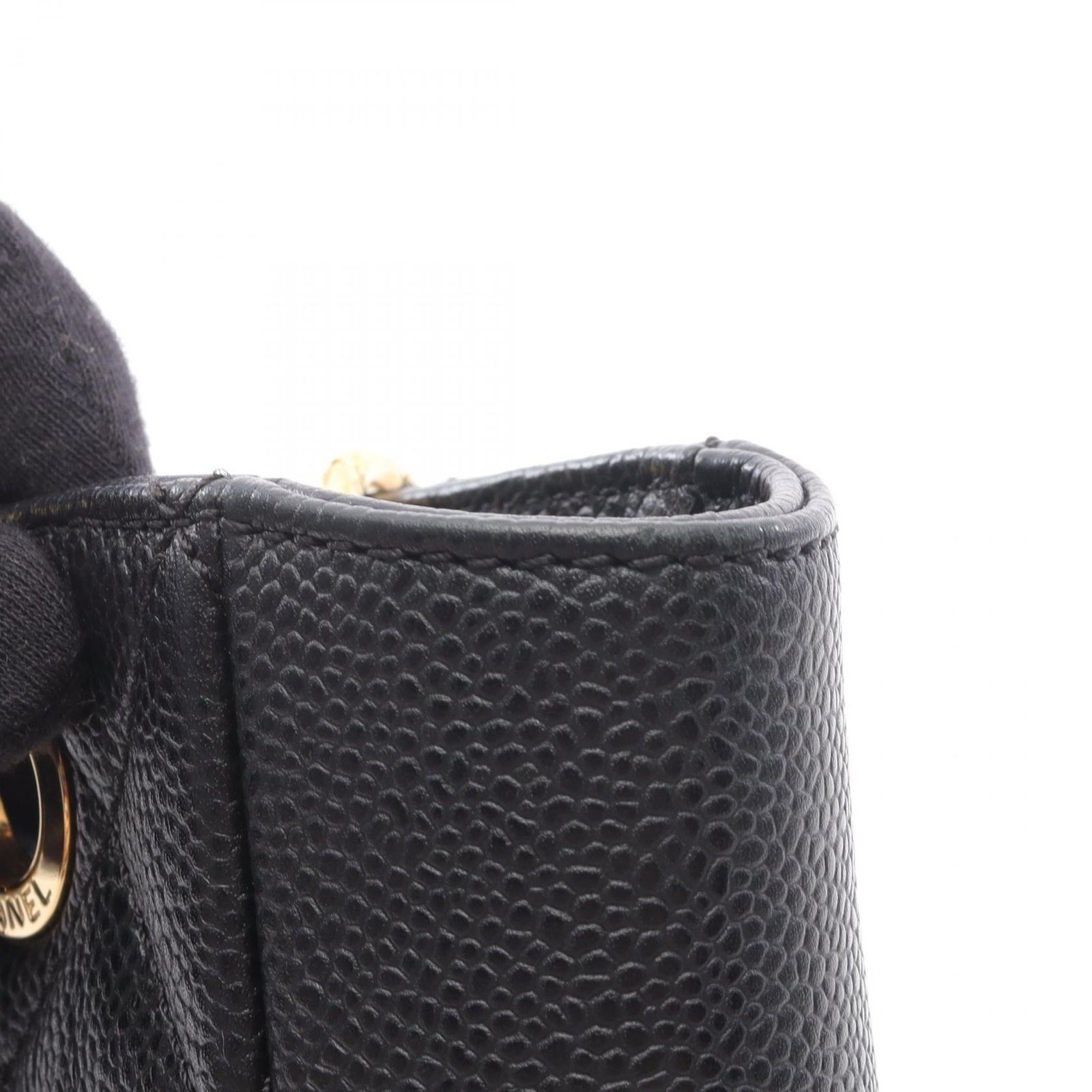 シャネル CHANEL トートバッグ マトラッセ PST ブラック キャビア
