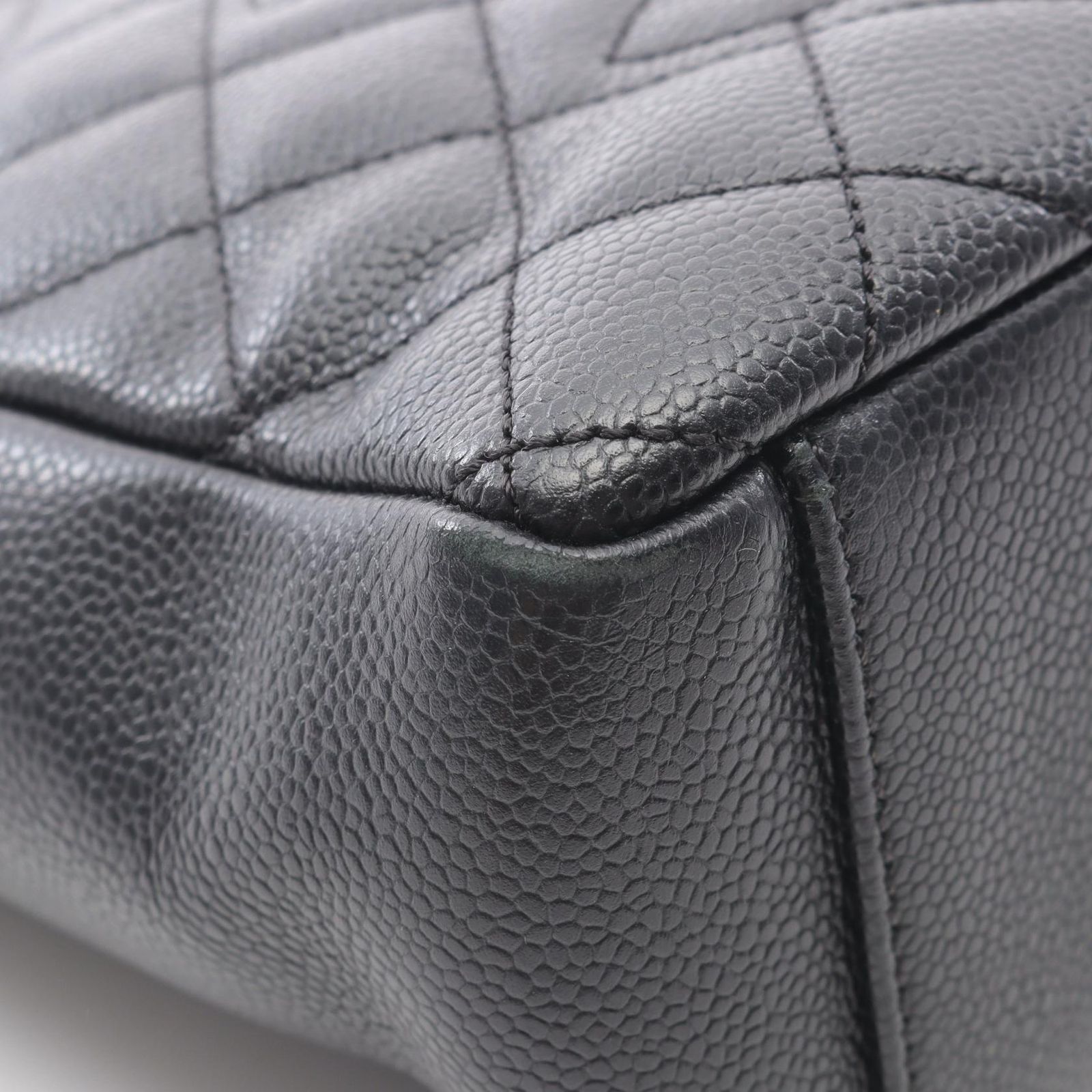 シャネル CHANEL トートバッグ マトラッセ PST ブラック キャビア