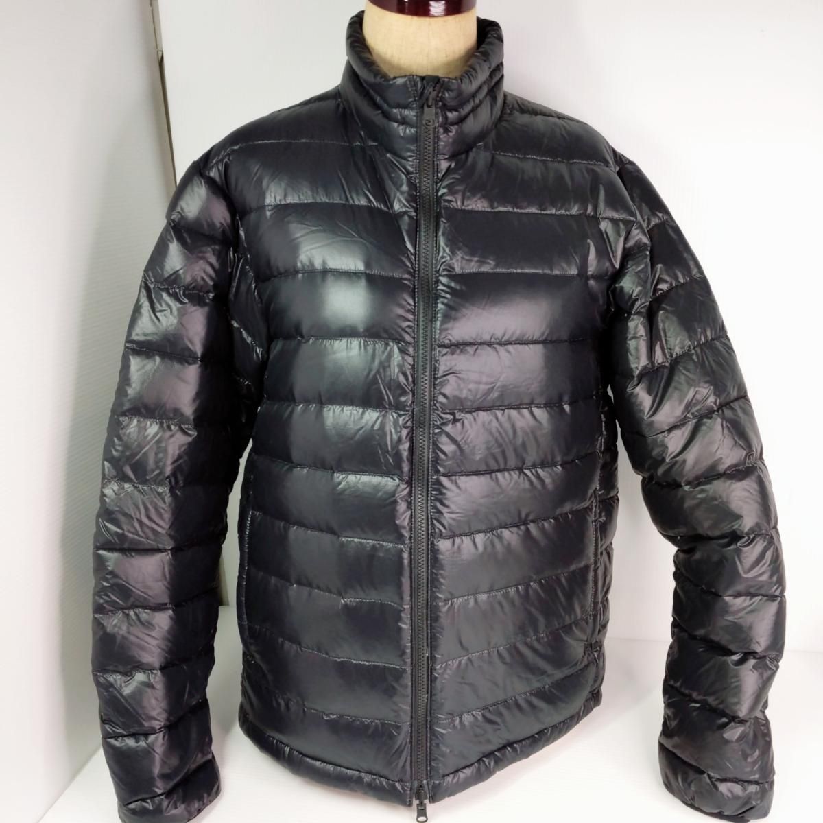 中古品】CAMP7 ライトダウンジャケット L 700FP ブラック 〇YR-54406〇 