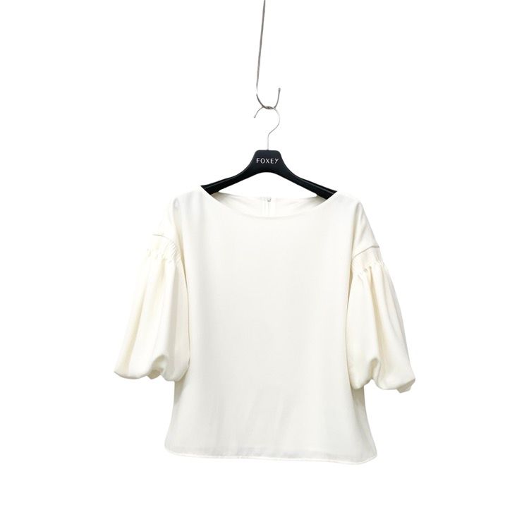 FOXEY NEWYORK フォクシー ブラウス トゥインクル ホワイト 38 43005