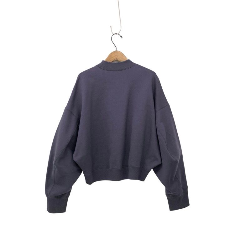 mame kurogouchi コード刺繍スウェットトップス ネイビー2 mame kurogouchi コード刺繍スウェットトップス ネイビー2