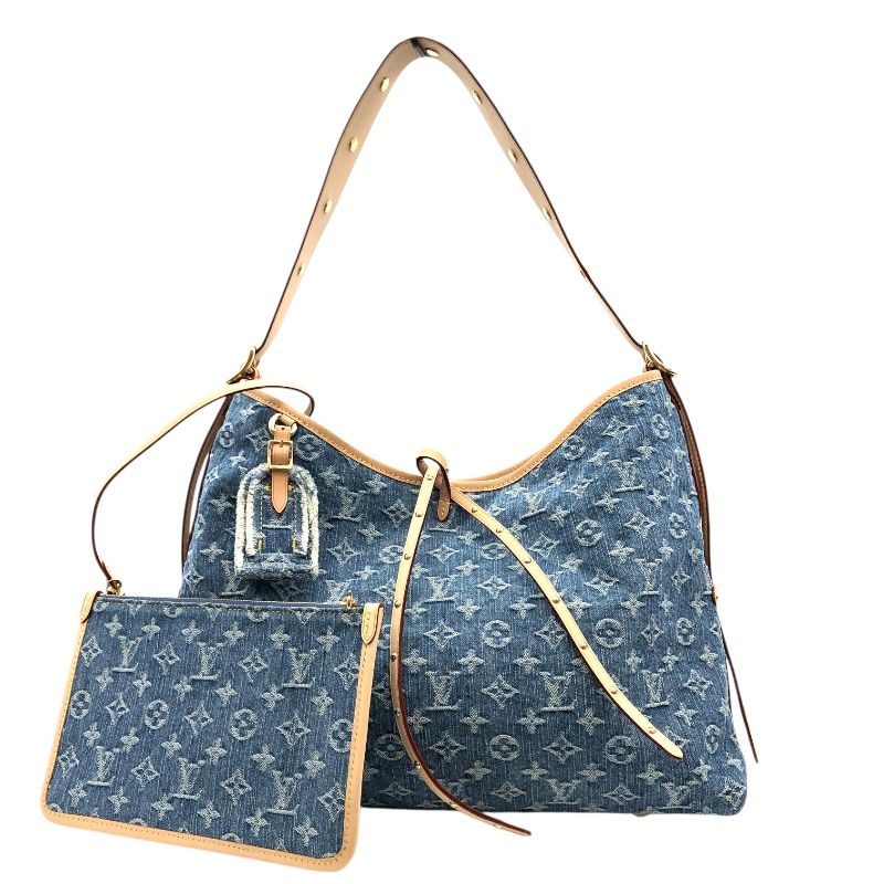 ルイ・ヴィトン LOUIS VUITTON キャリーオールNM MM M46855 ブルー