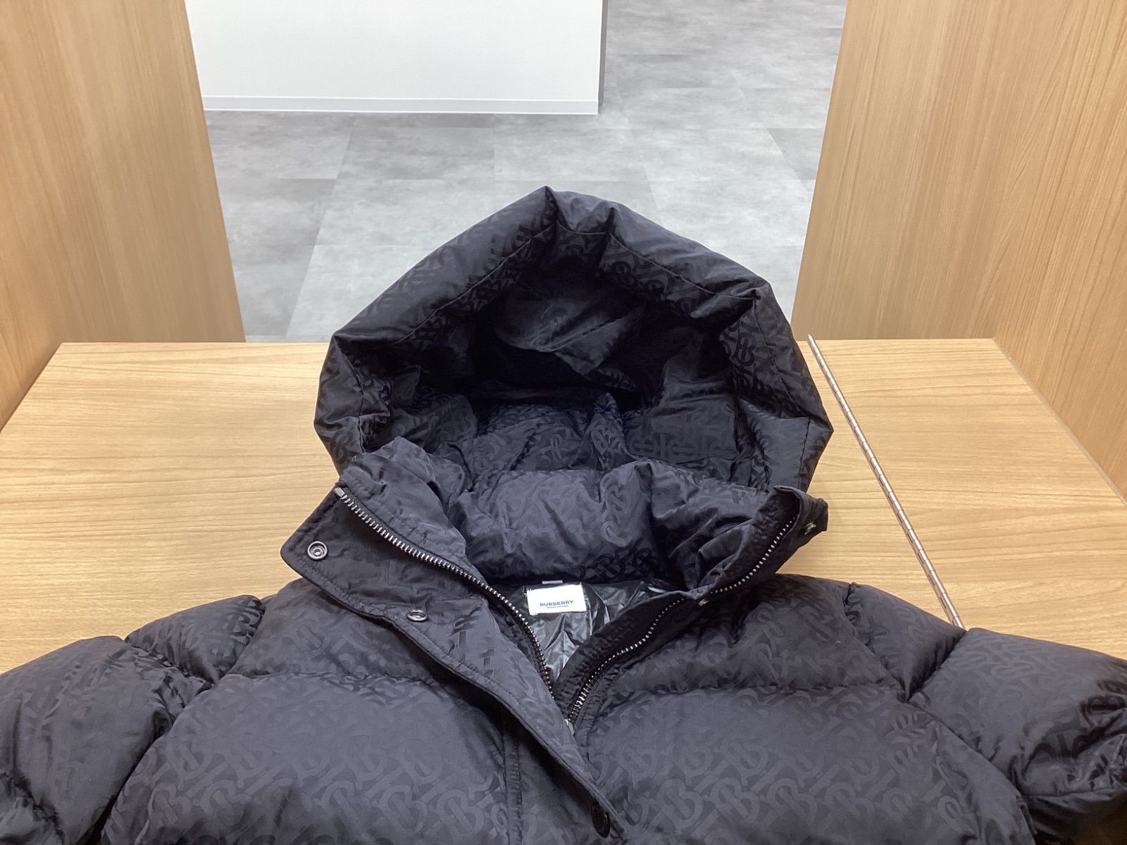 BURBERRY LONDON ロングコート モノグラム アンゴラ