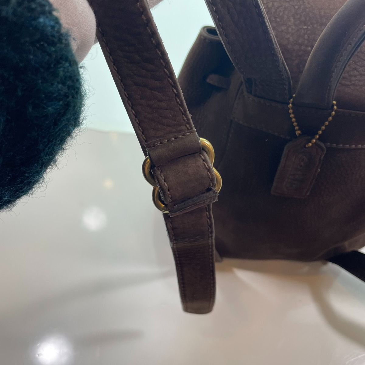 コーチ COACH OLD COACH オールド コーチ ヌバックレザー ミニリュック