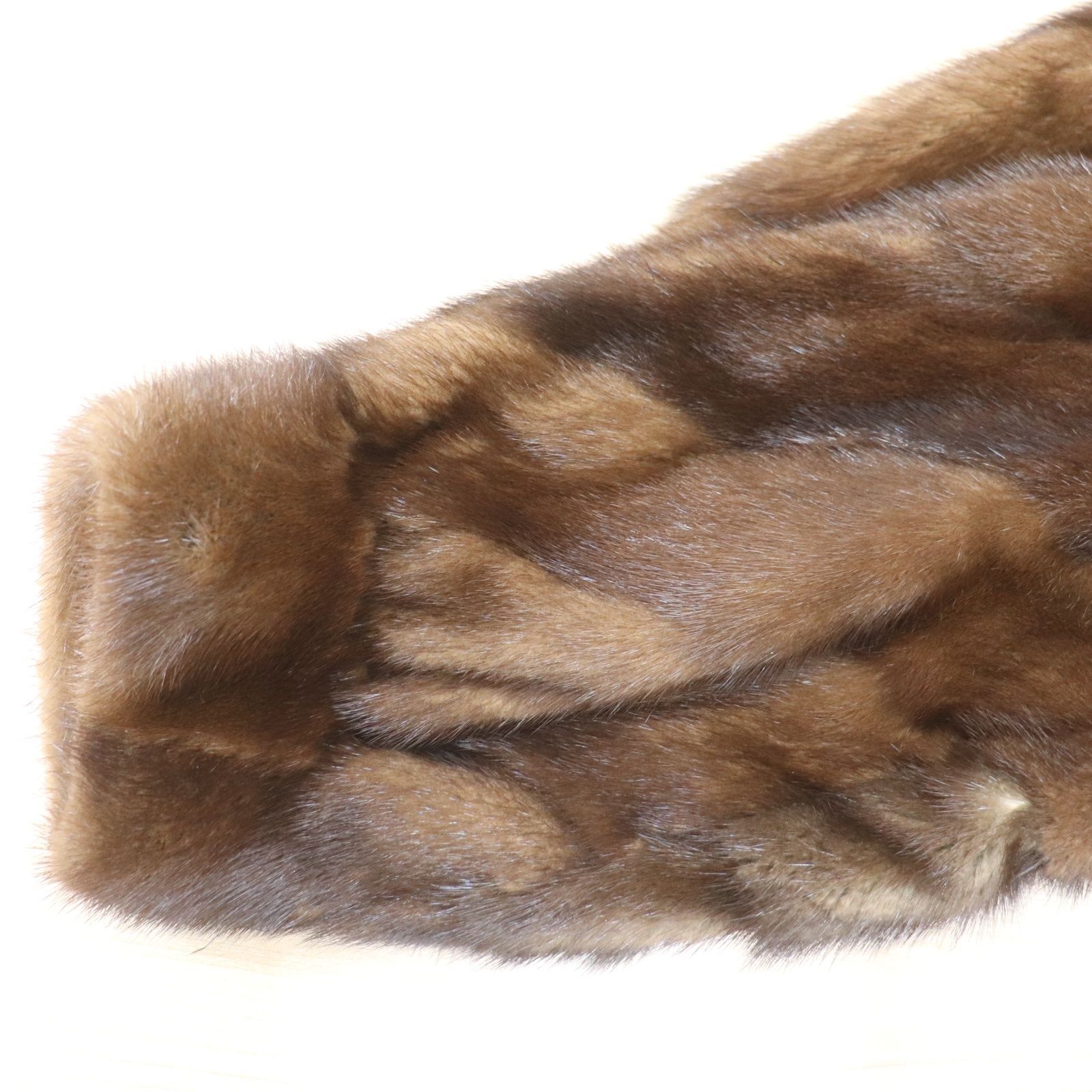 サガミンク 1012 毛皮 リアルファーコート フレア 銀タグ ブラウン IT6TN3N1X8PW SAGA MINK サガミンク 銀サガ コート ブラウン ダーク