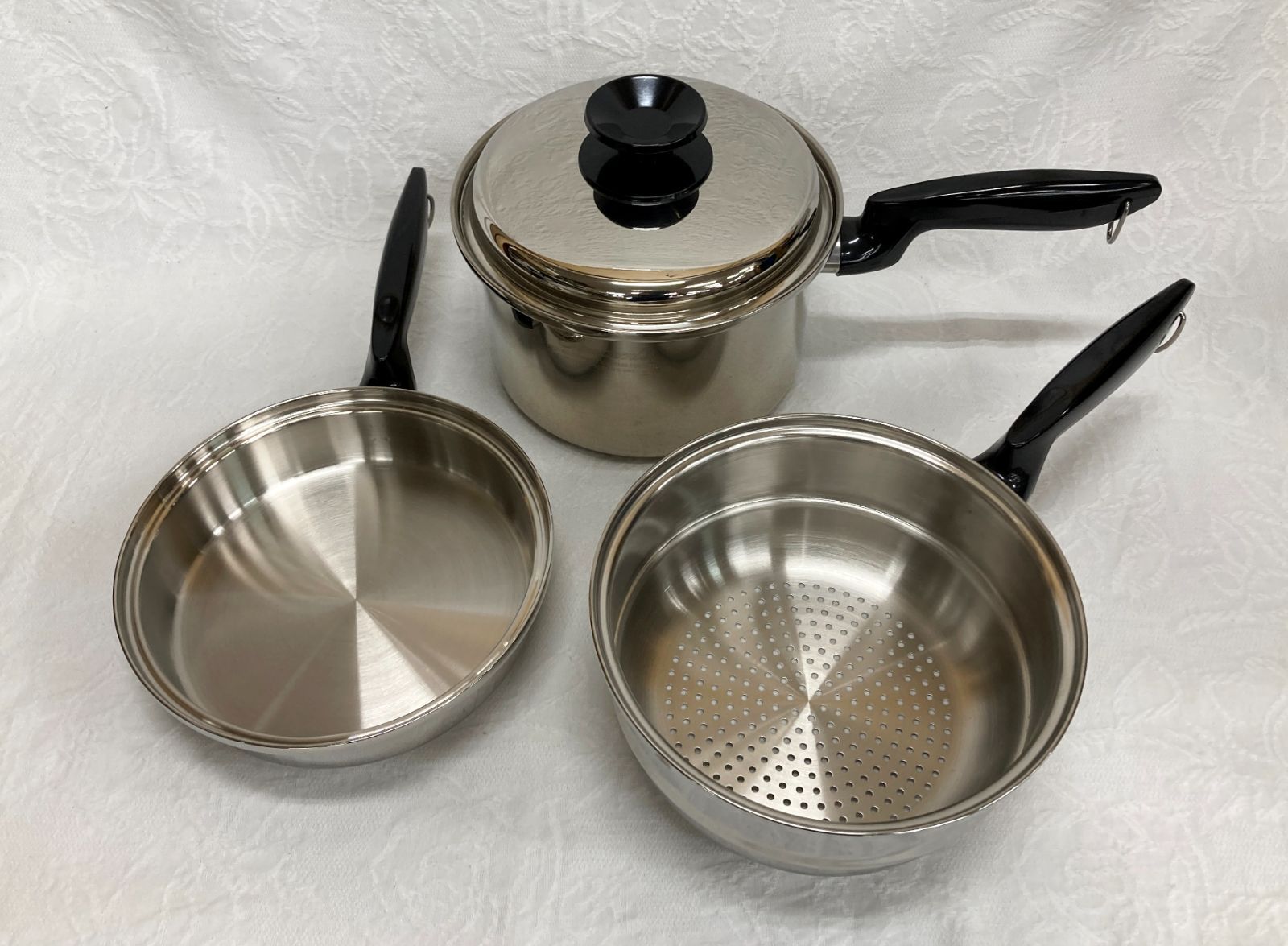 〇未使用 permanent パーマネント クックウェア 片手鍋 3点セット