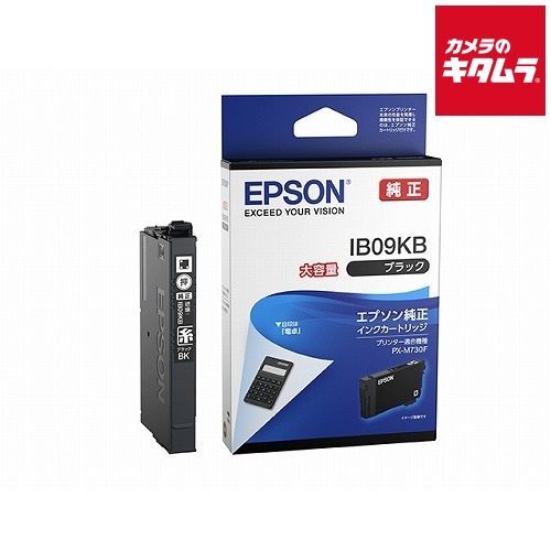 【新品】エプソン IB09KB インクカートリッジ ブラック 大容量インク 《納期約２週間》