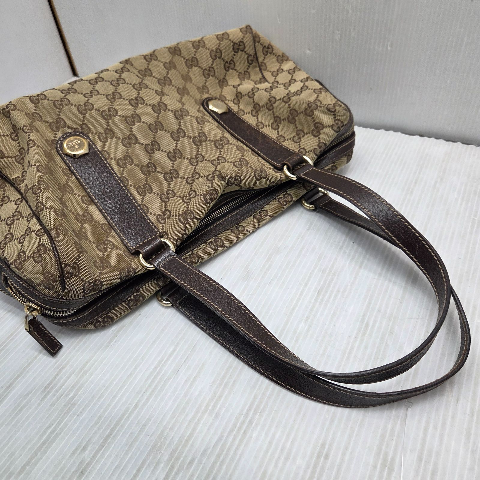 GUCCI グッチ GGキャンバス レザー ミニ 中古・古着通販GUCCI (グッチ