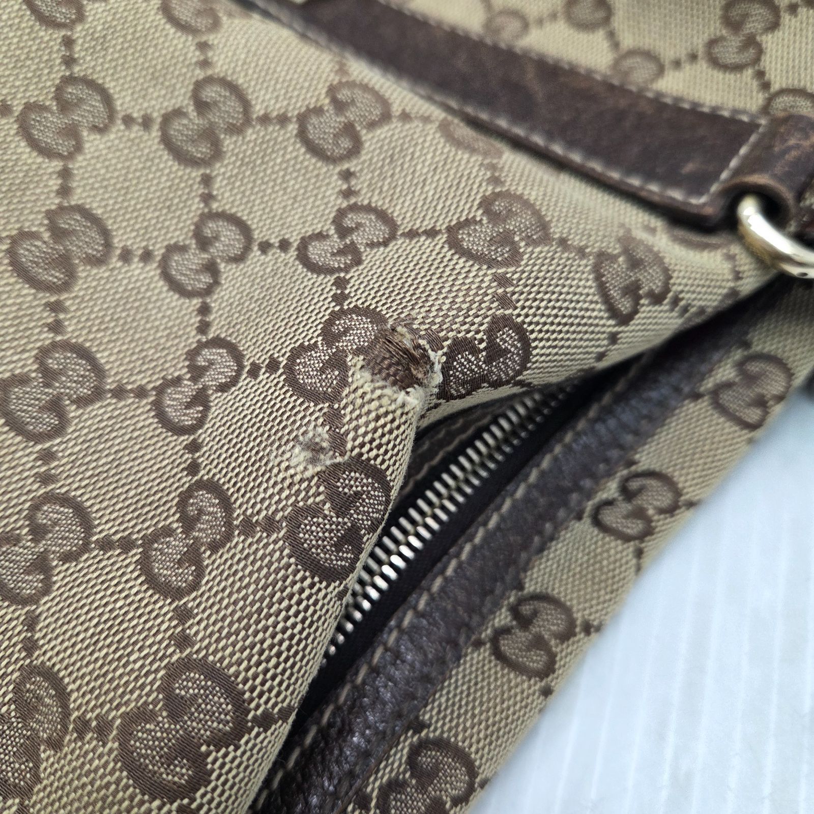 12 S00887 GUCCI グッチ GGキャンバス ミニボストン ボストンバッグ