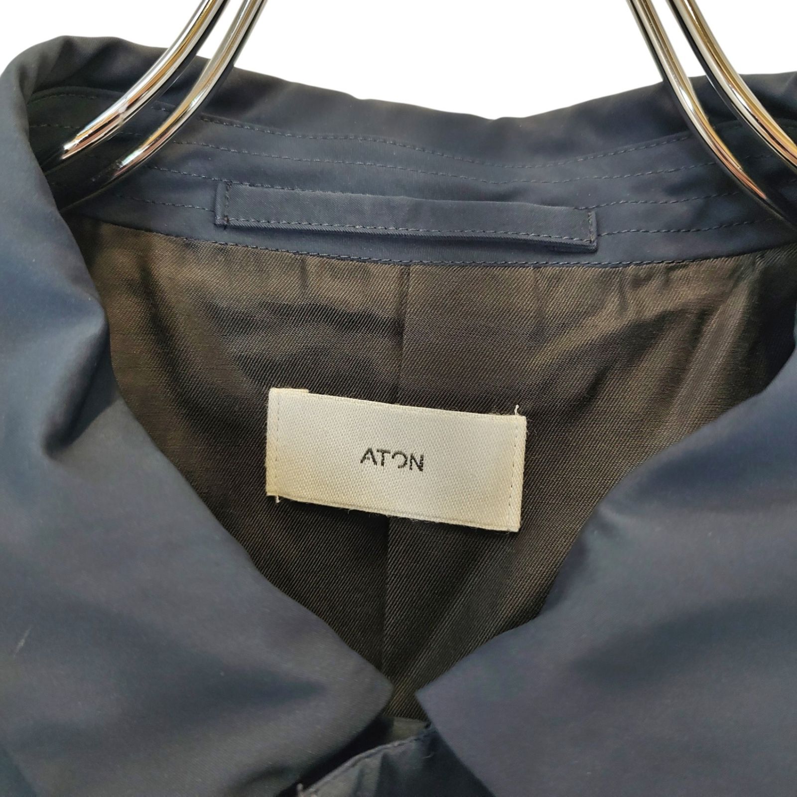 ATON エイトン VINTAGE NYLON TWILL COACH JACKET コーチ ジャケット 