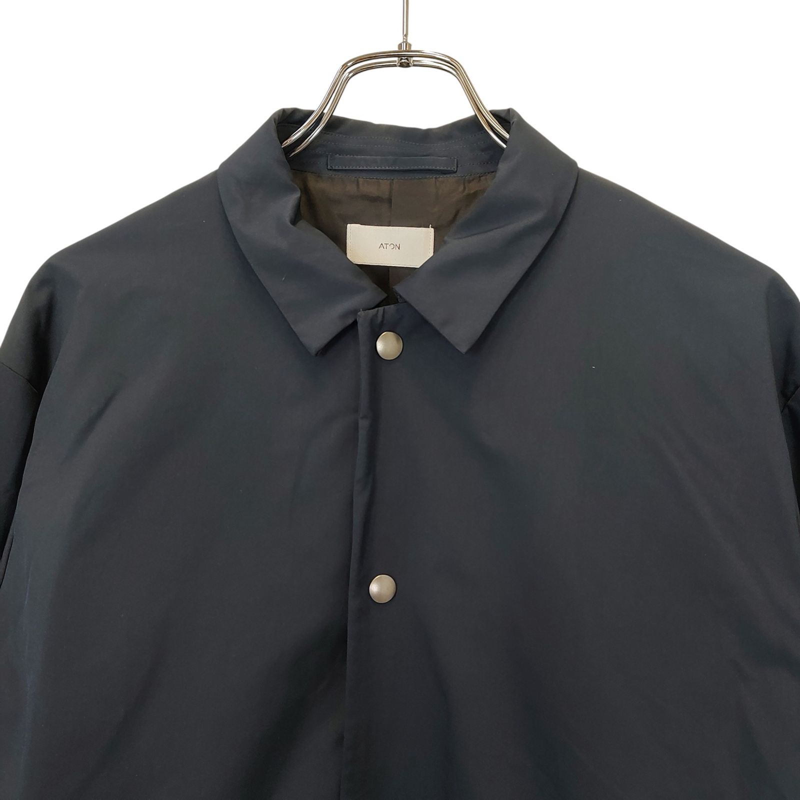 ATON エイトン VINTAGE NYLON TWILL COACH JACKET コーチ ジャケット