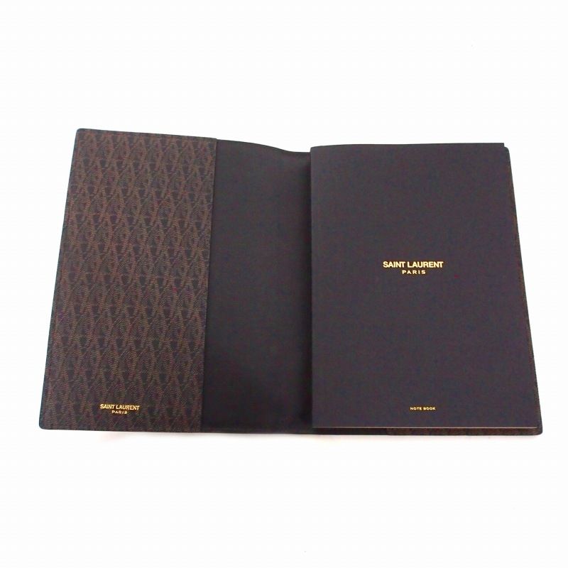 サンローラン パリ SAINT LAURENT PARIS ノートブック メモ帳 カバー