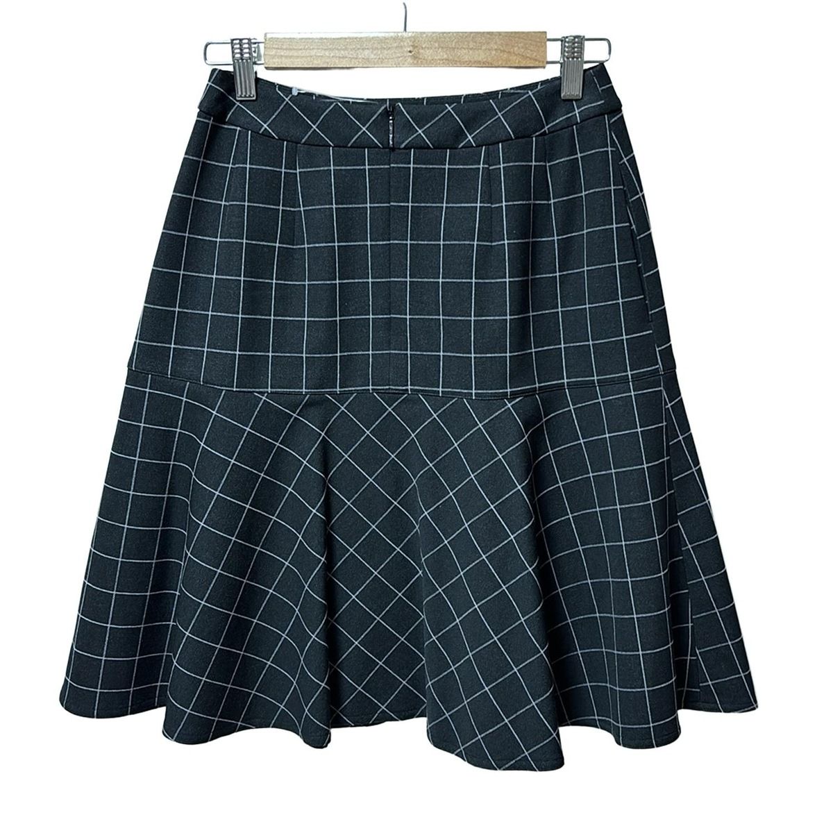 Rene(ルネ) スカート サイズ36 S レディース新品同様 - 黒×グレー ひざ