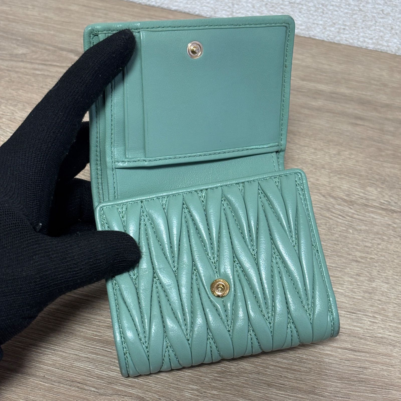 ICチップ 付属品付き MIU MIU ミュウミュウ マテラッセ miumiu 三