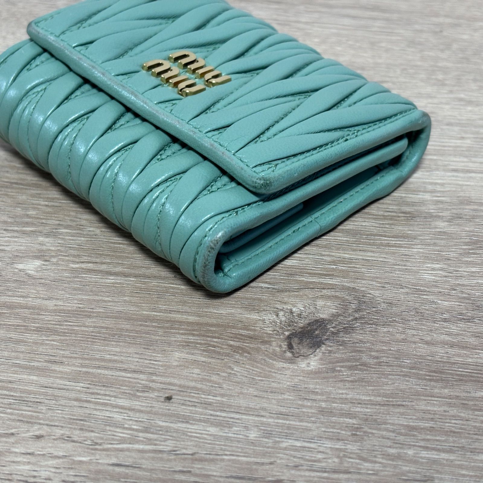 ICチップ 付属品付き MIU MIU ミュウミュウ マテラッセ miumiu 三 
