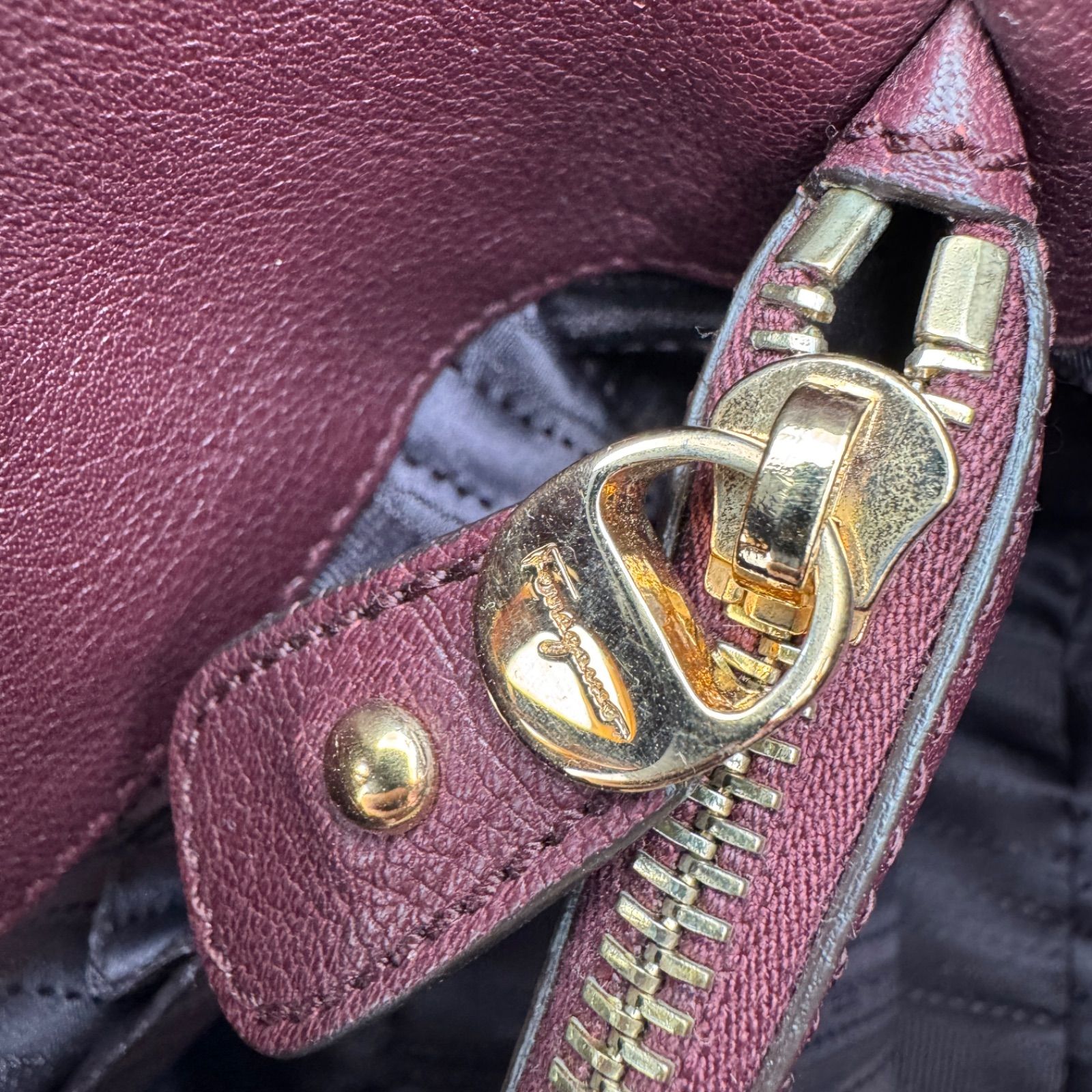 Salvatore Ferragamo サルヴァトーレフェラガモ レザー トートバッグ
