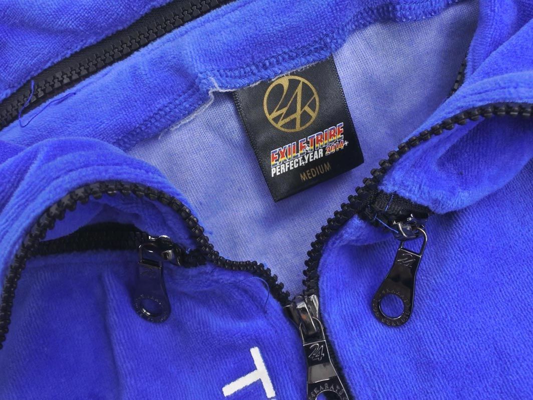 24karats 24カラッツ 三代目 J SOUL BROTHERS ベロア ジャージ上下