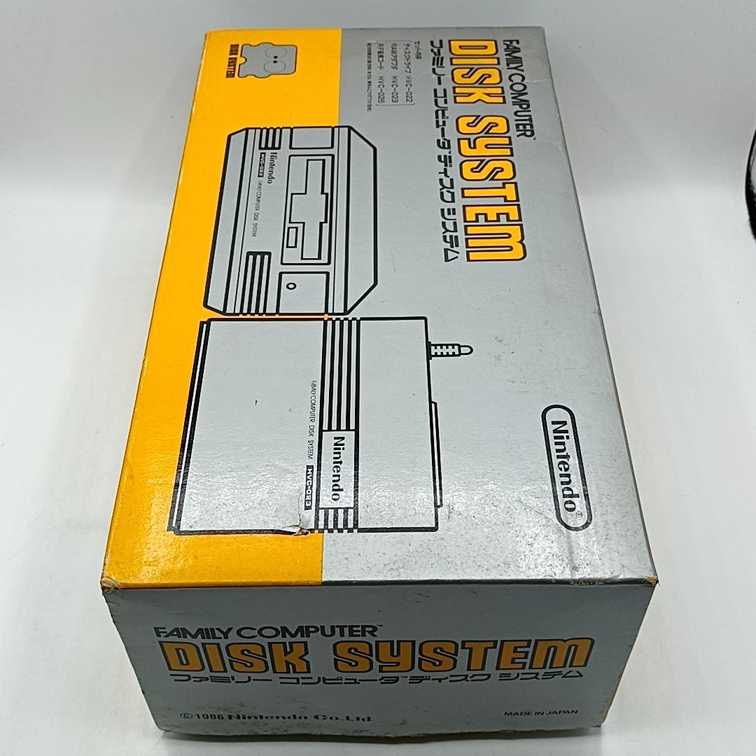 中古動作品】 ファミコン ディスクシステム 箱・説明書付き 完品セット