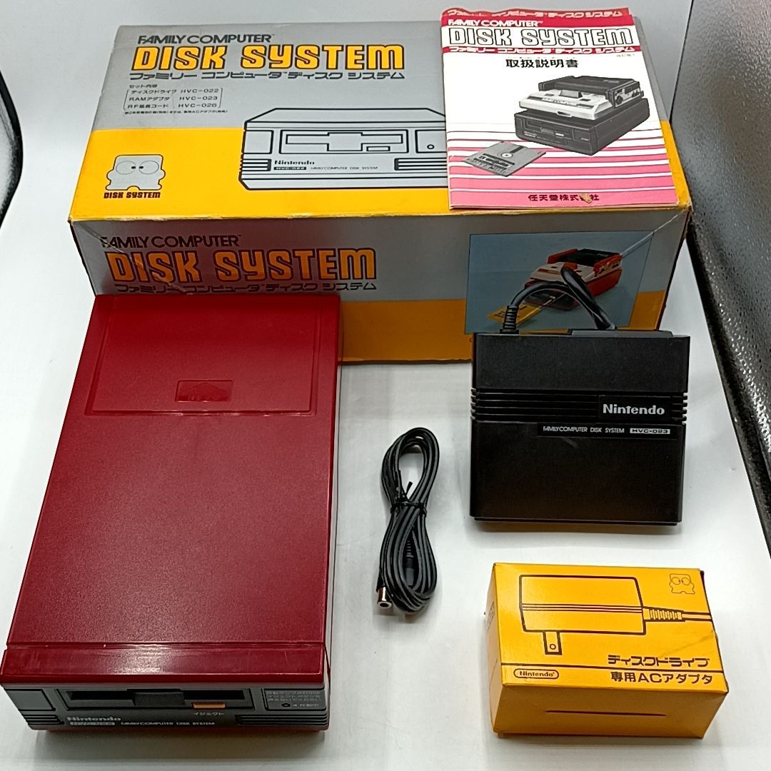 中古動作品】 ファミコン ディスクシステム 箱・説明書付き 完品セット