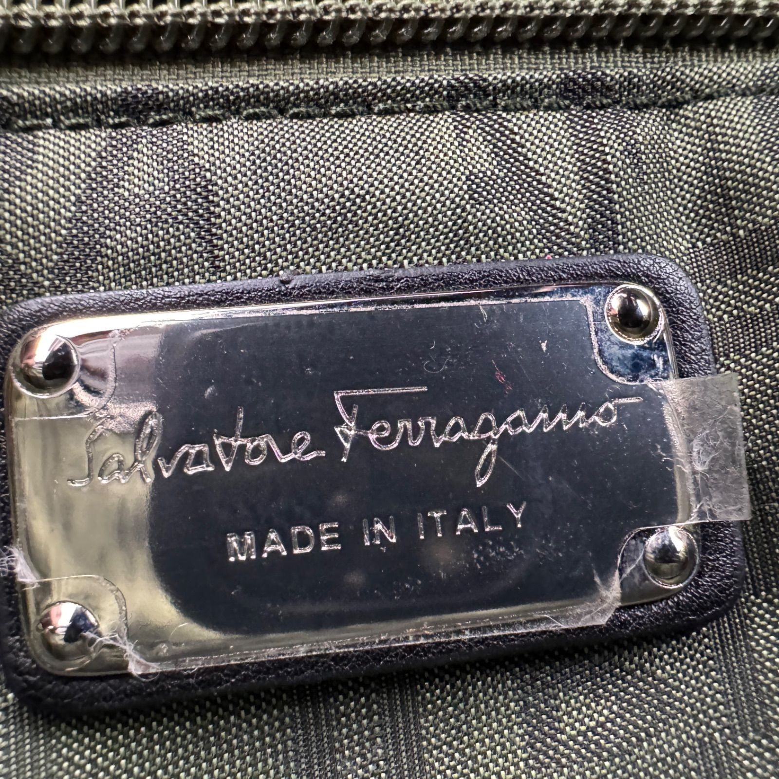 Salvatore Ferragamo サルヴァトーレフェラガモ エナメルレザー トート 