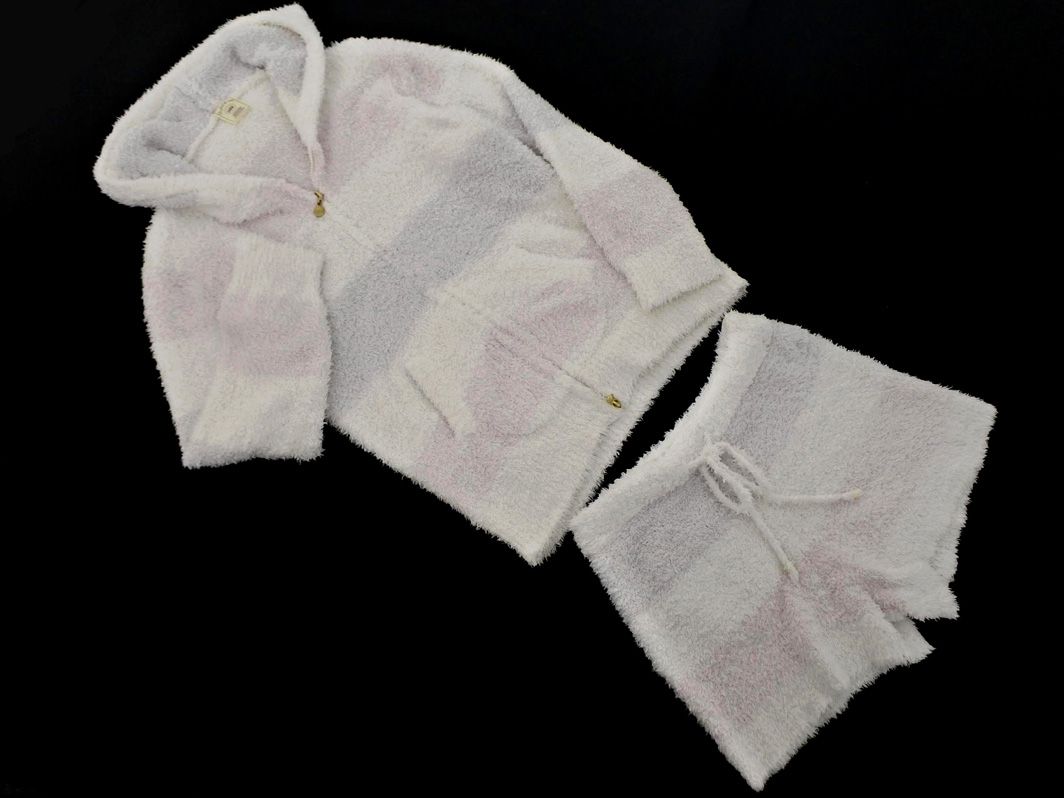 gelato pique ジェラートピケ モコモコ ボーダー パーカー ショート