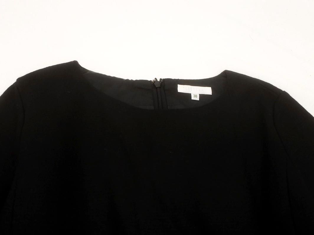 LESTERA レステラ ウール混 ワンピース size38/黒 ◇□ レディース