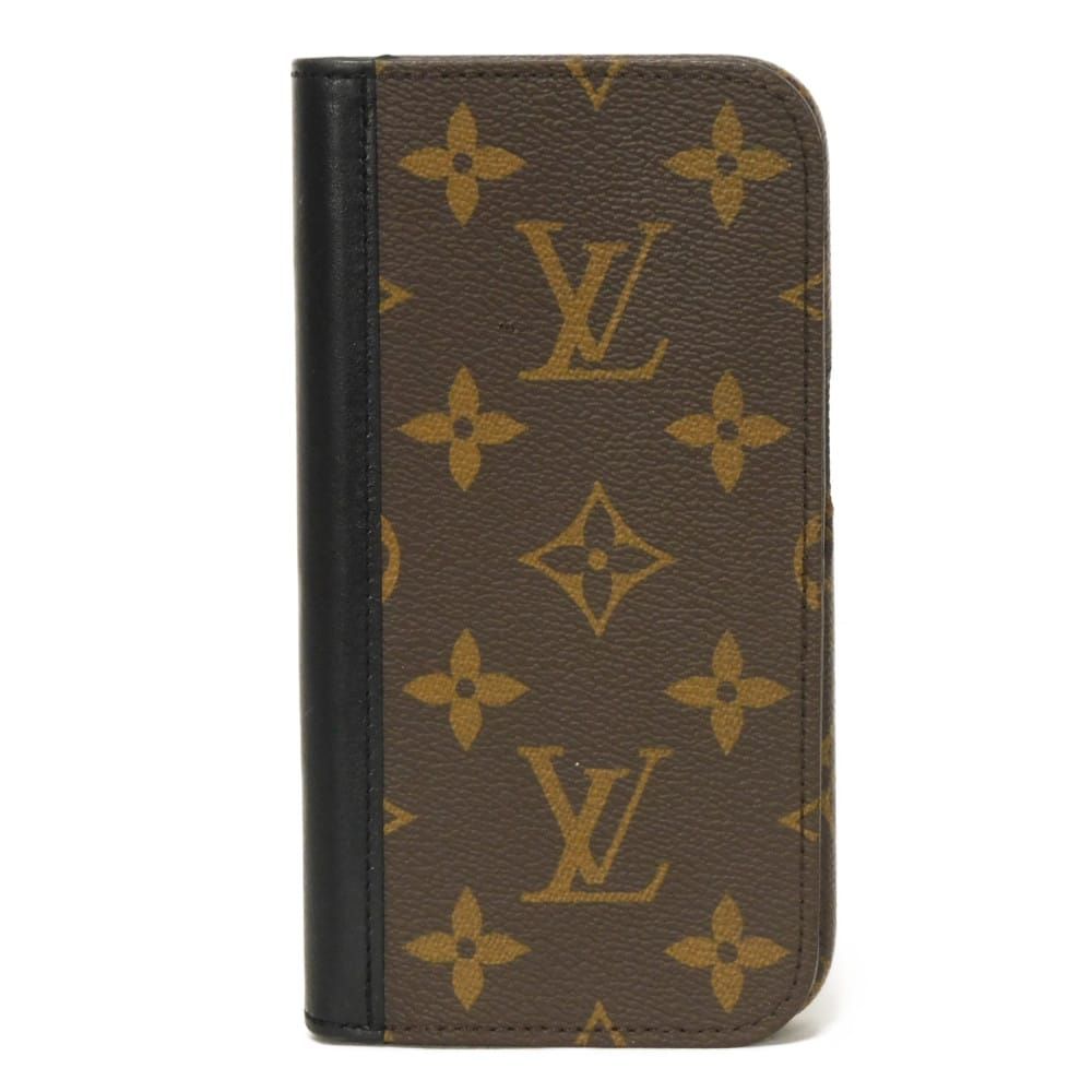 LOUIS VUITTON ルイ・ヴィトン iPhone 15 Pro フォリオ 現行 LVロゴ