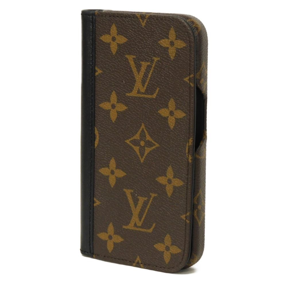 LOUIS VUITTON ルイ・ヴィトン iPhone 15 Pro フォリオ 現行 LVロゴ