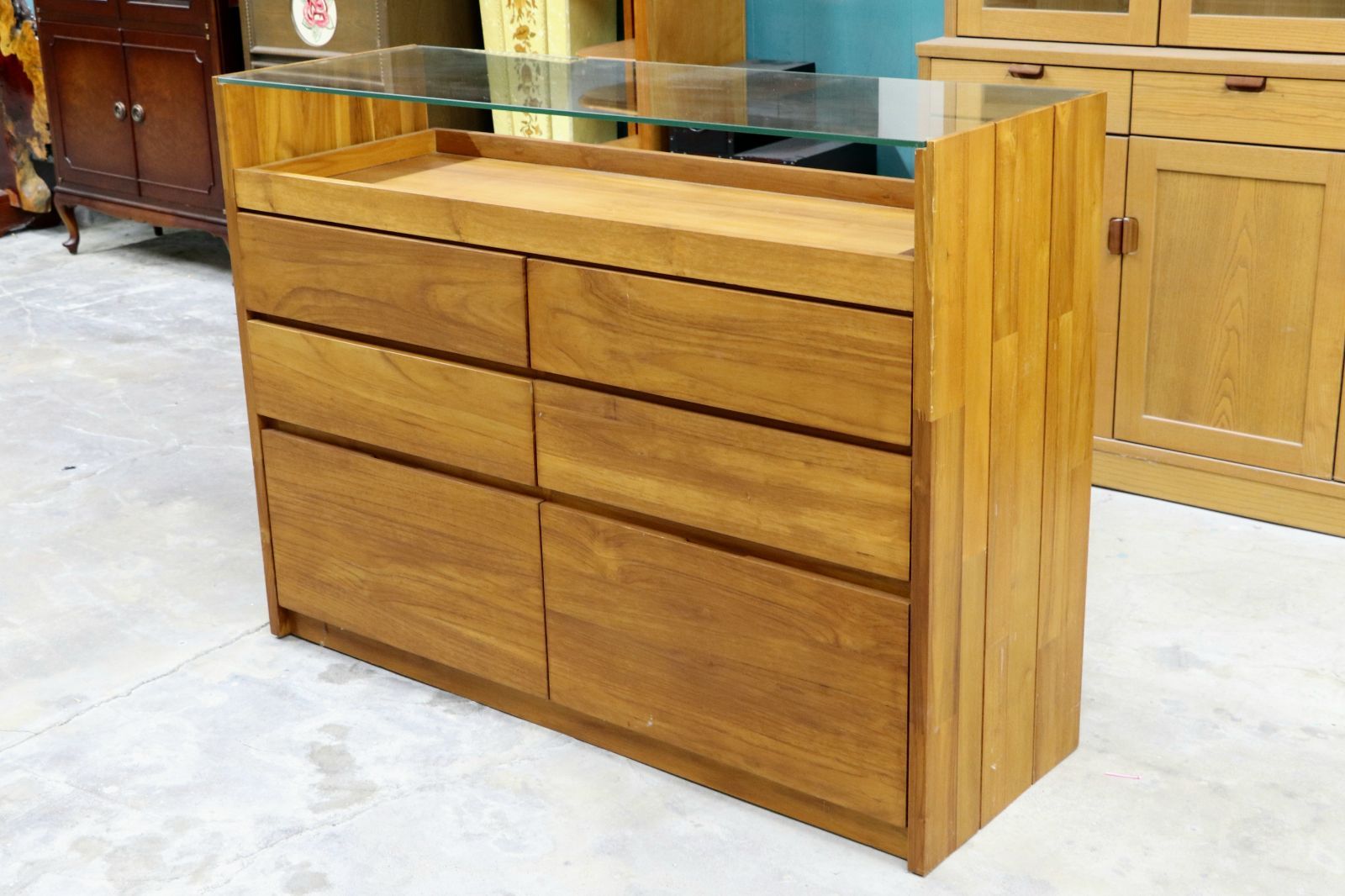 GMIH359○unico / ウニコ BREATH ブレス チーク 無垢材 チェスト