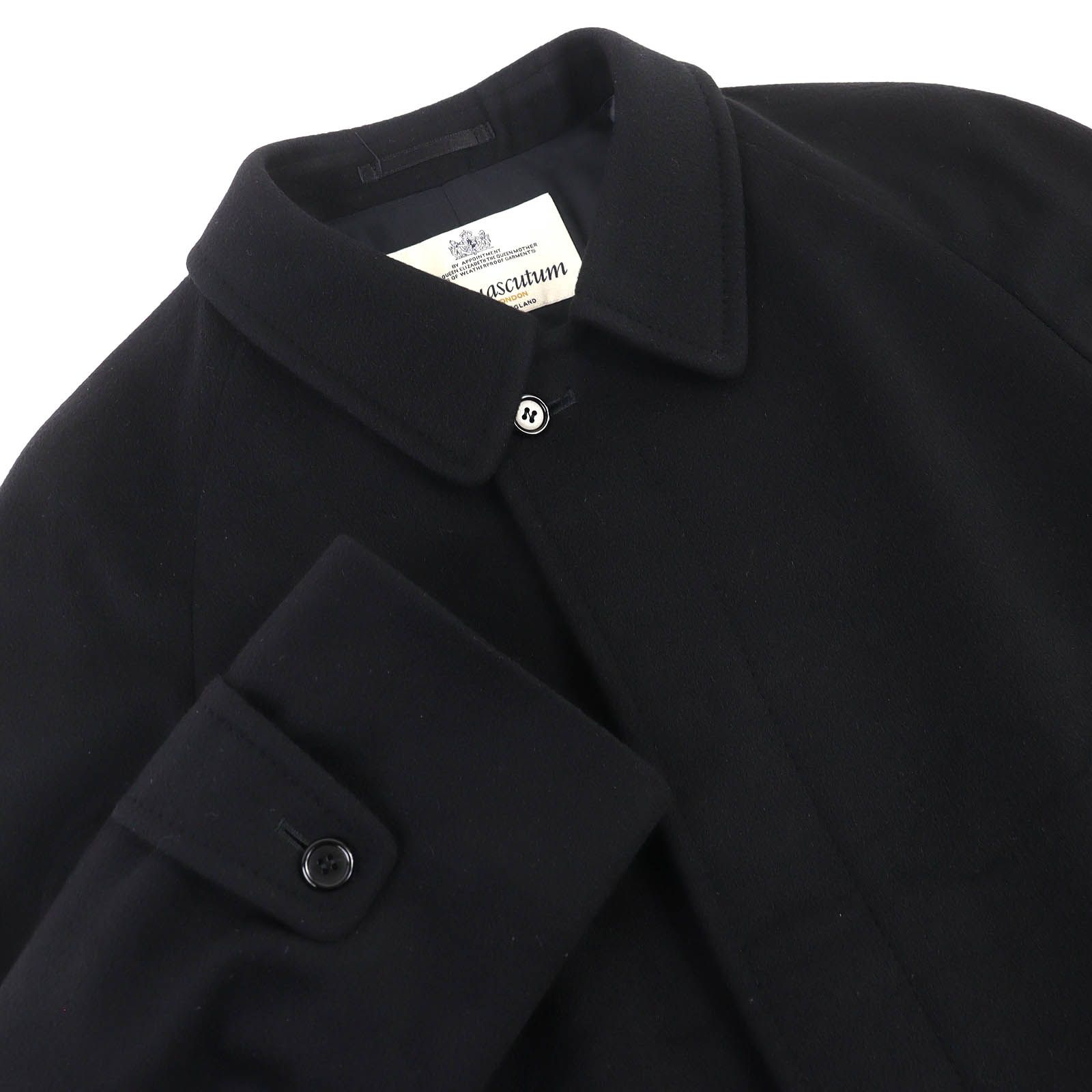 極美品△Aquascutum アクアスキュータム カシミヤ100％ ロング ステン