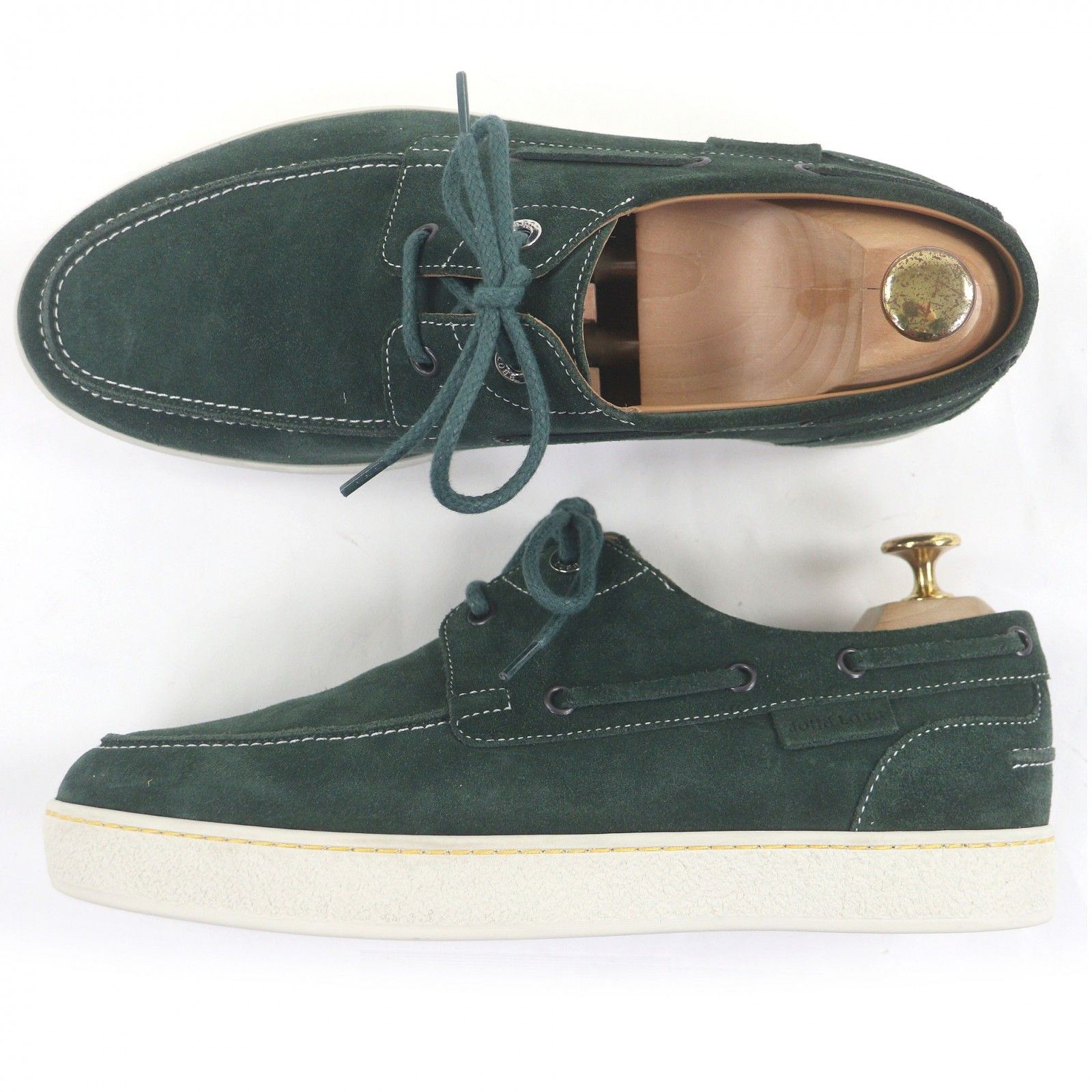 美品□John Lobb ジョンロブ PIER ピアー スウェードレザー 0315ラスト