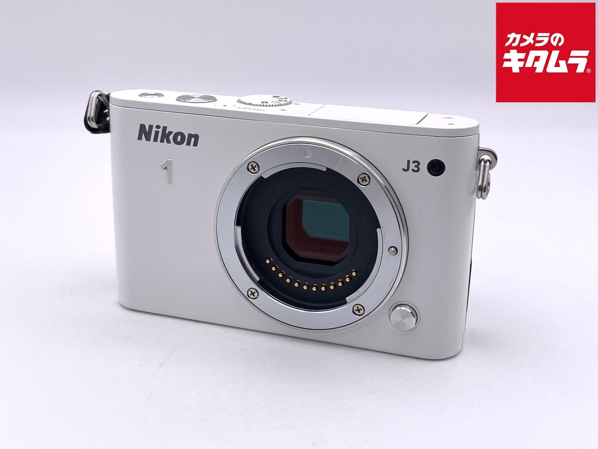 中古】 【良品】 ニコン Nikon1 J3 ボディ ホワイト - メルカリ